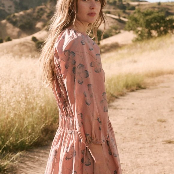 The Great - The Cobblestone Dress - Vintage Petal Print - Picture 3 of 3